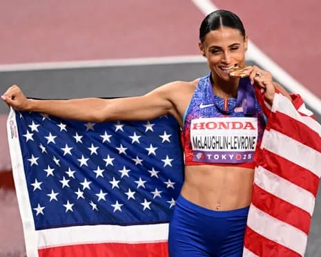 Sydney McLaughlin-Levrone runs fastest female 400m in four decades to secure gold
